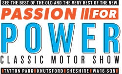 ‘Passion For Power’ Classic Motor Show Logo